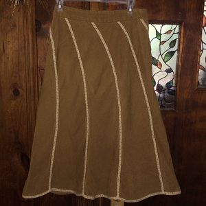 Corduroy skirt